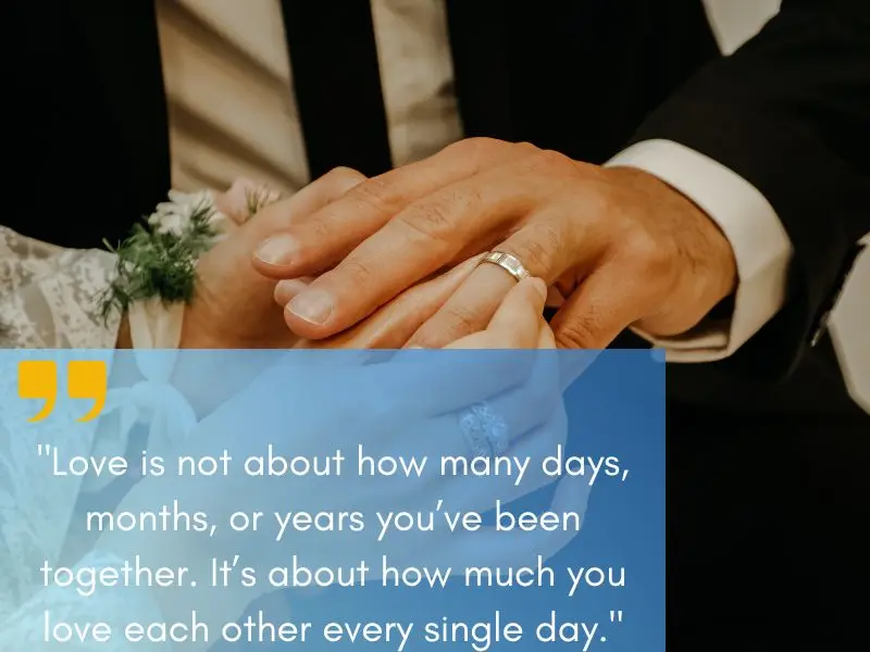 Love Is Not About How Many Days, Months, Or Years You’ve Been Together.