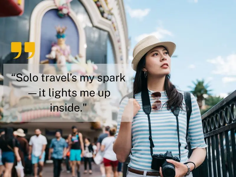 Solo Travel’s My Spark—it Lights Me Up Inside.