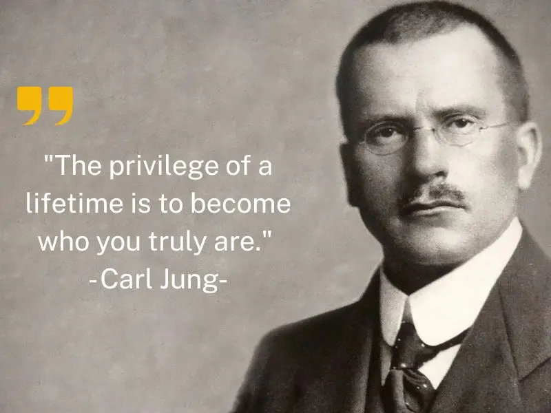 The Privilege Of A Lifetime Is To Become Who You Truly Are. Carl Jung