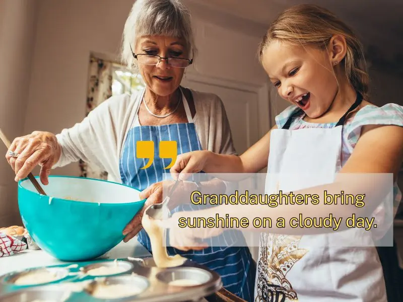 Granddaughters Bring Sunshine On A Cloudy Day.