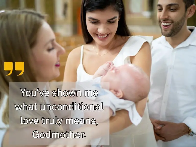 You've Shown Me What Unconditional Love Truly Means, Godmother.